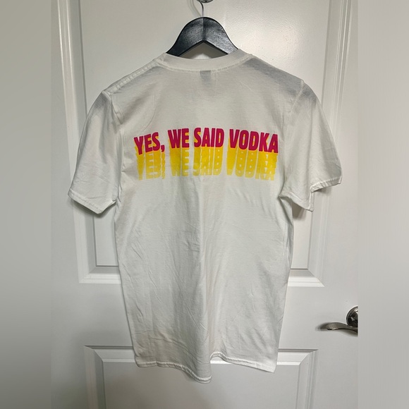 Unisex beer/vodka white tee-shirt size S - Picture 3 of 7
